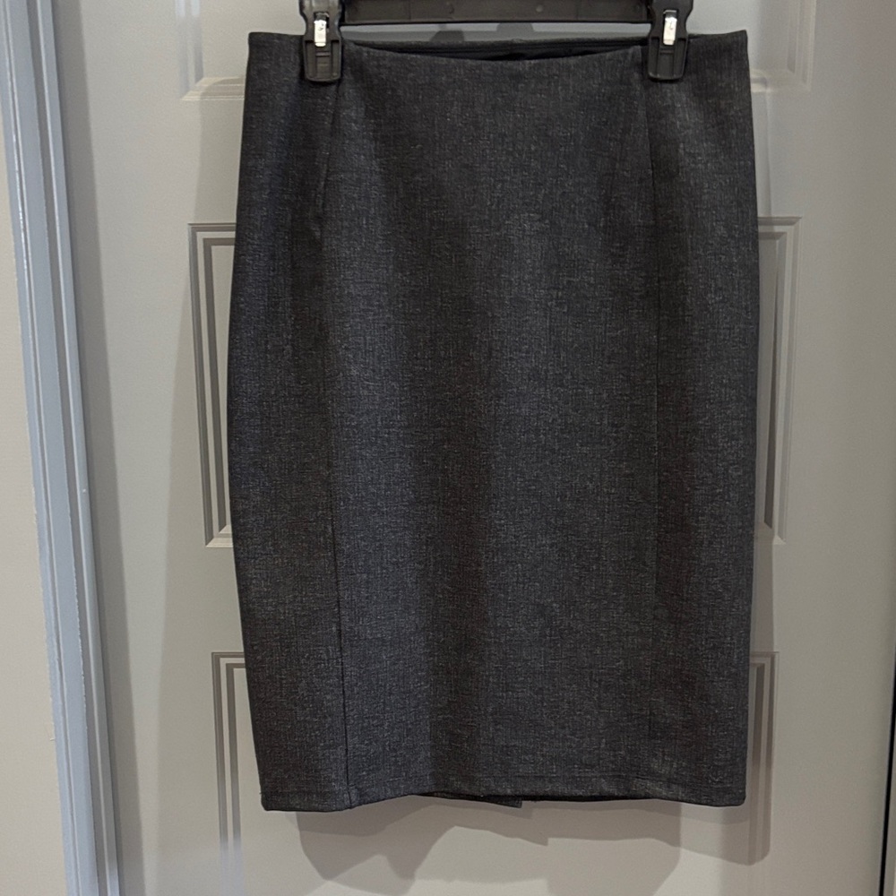Liverpool Dark Gray Pencil Skirt